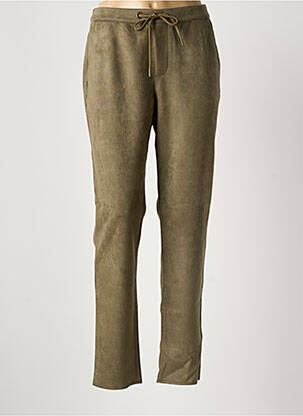 Pantalon slim taille élastique taille normale vert SUMMUM femme