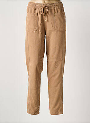 Pantalon droit stretch taille normale marron SUMMUM femme