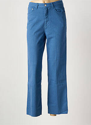 Jeans coupe droite stretch taille normale bleu LABDIP femme
