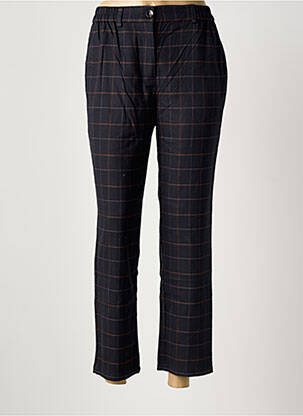 Pantalon 7/8 taille élastique taille normale bleu SEE U SOON femme