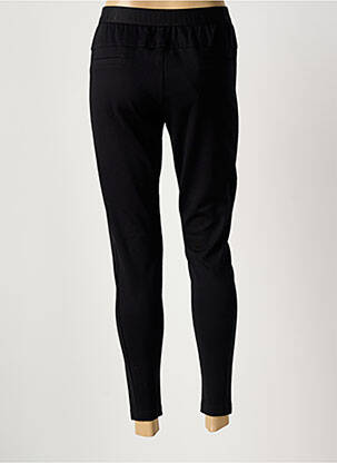 Pantalon slim taille élastique taille normale noir SUMMUM femme