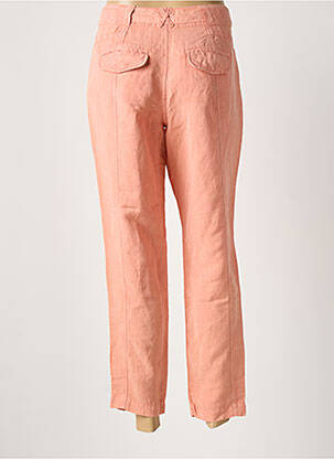 Pantalon 7/8 tissage popeline taille normale orange SUMMUM femme