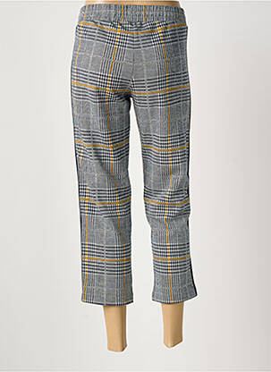 Pantacourt coupe droite taille normale gris SUMMUM femme