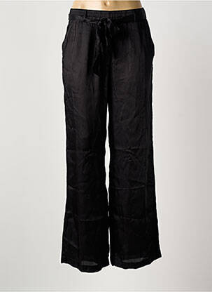 Pantalon large taille normale taille normale noir SUMMUM femme