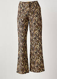 Pantalon flare taille normale taille normale noir MKT STUDIO femme