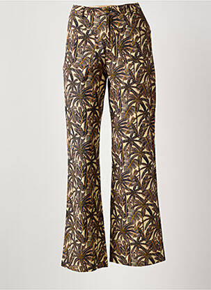 Pantalon flare taille normale taille normale noir MKT STUDIO femme