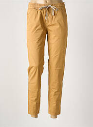 Pantalon slim taille élastique taille normale jaune SUMMUM femme