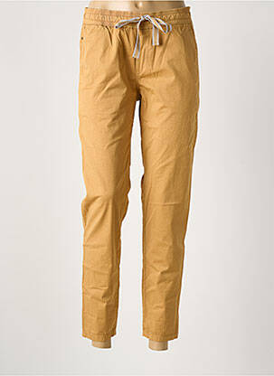 Pantalon slim taille élastique taille normale jaune SUMMUM femme