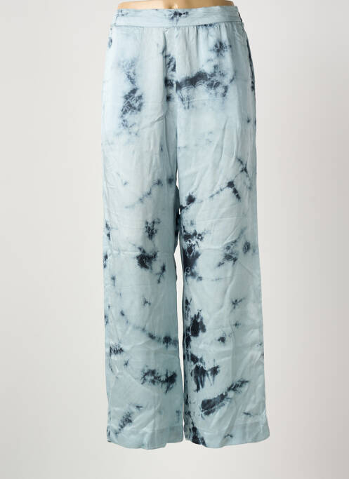 Pantalon large poches taille normale bleu MAISON HOTEL femme