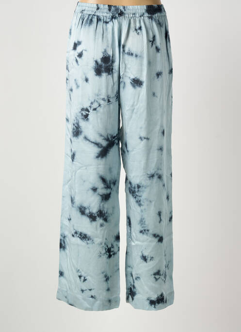 Pantalon large poches taille normale bleu MAISON HOTEL femme