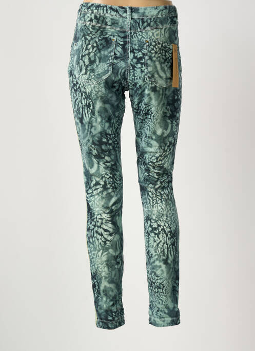 Pantalon slim stretch taille normale vert SUMMUM femme
