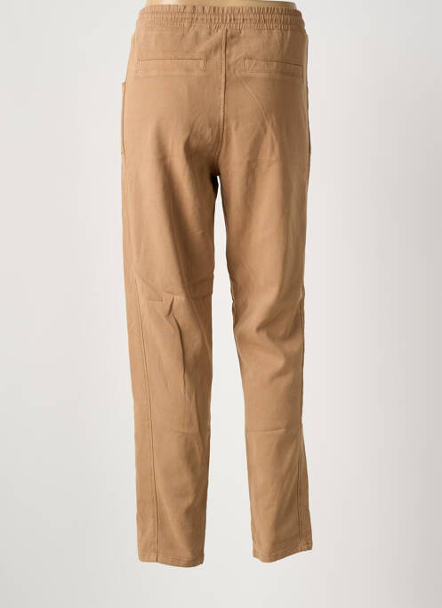 Pantalon droit stretch taille normale marron SUMMUM femme