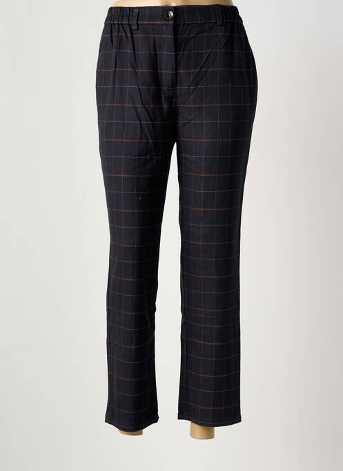 Pantalon 7/8 taille élastique taille normale bleu SEE U SOON femme