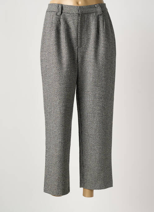Pantalon 7/8 taille élastique taille normale gris SEE U SOON femme
