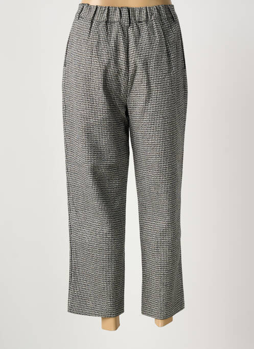 Pantalon 7/8 taille élastique taille normale gris SEE U SOON femme