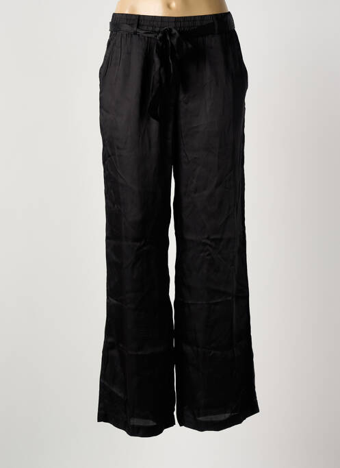 Pantalon large taille normale taille normale noir SUMMUM femme