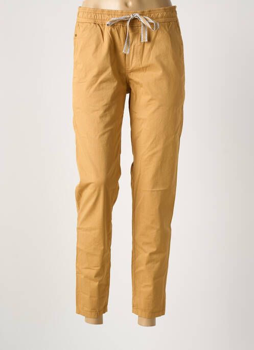Pantalon slim taille élastique taille normale jaune SUMMUM femme