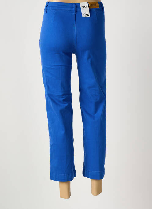 Pantalon 7/8 stretch taille normale bleu MKT STUDIO femme