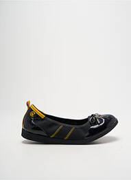 Ballerines matière lisse talon plat jusqu'à 3cm jaune CHATTAWAK femme