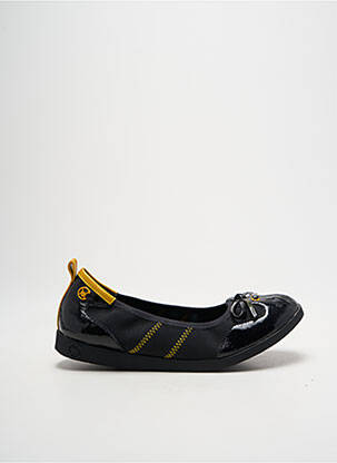 Ballerines matière lisse talon plat jusqu'à 3cm jaune CHATTAWAK femme