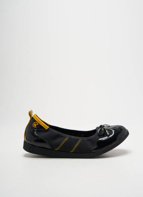Ballerines matière lisse talon plat jusqu'à 3cm jaune CHATTAWAK femme