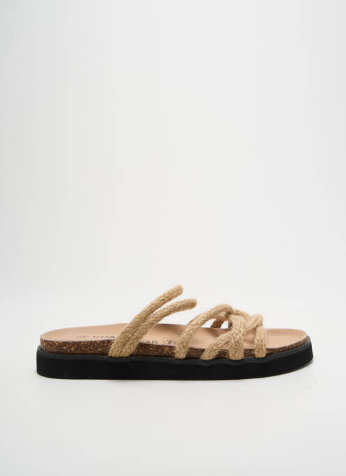 Mules/Sabots beige CHATTAWAK femme