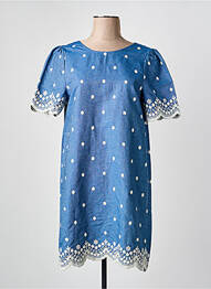 Robe courte manches courtes manches courtes bleu IT HIPPIE femme