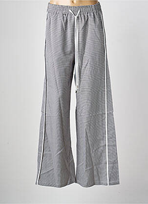 Pantalon flare taille élastique noir JS MILLENIUM femme