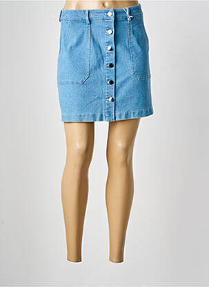 Jupe courte poches bleu GRACIELA femme