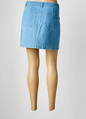 Jupe courte poches bleu GRACIELA femme