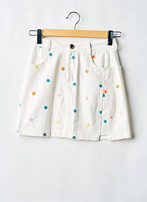 Jupe courte blanc IT HIPPIE femme