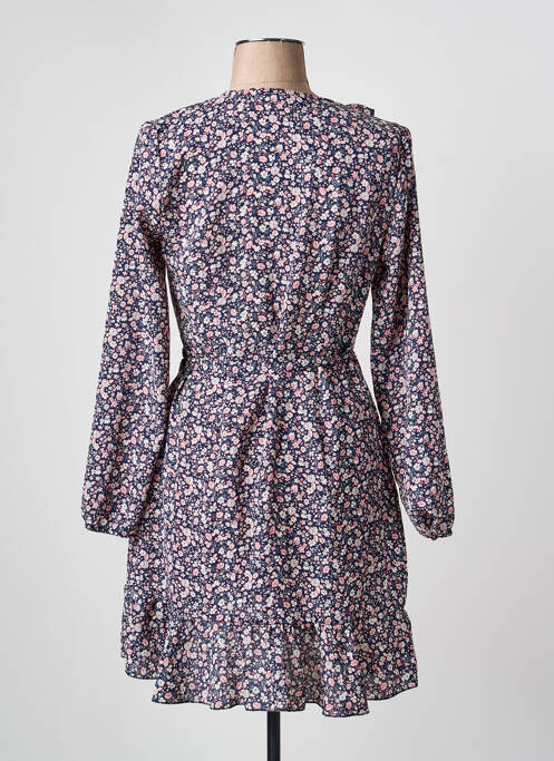 Robe courte manches longues manches longues bleu ONLY femme
