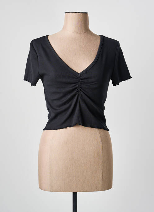 Top manches courtes manches courtes noir ONLY femme
