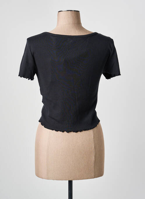 Top manches courtes manches courtes noir ONLY femme