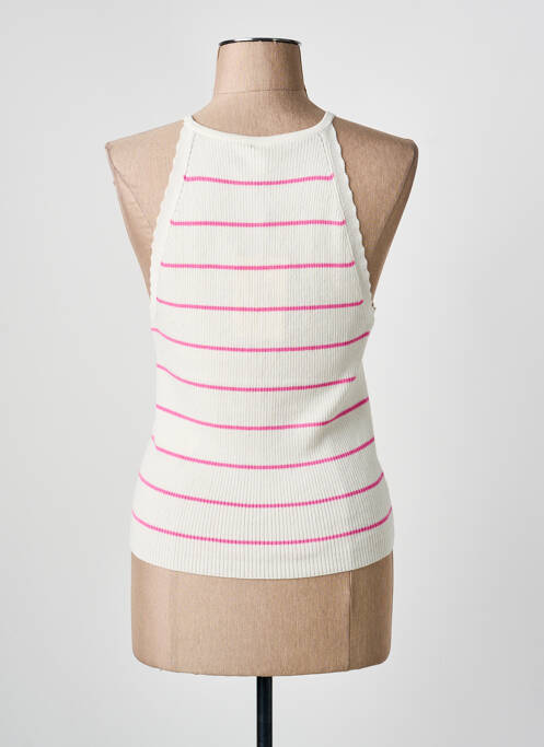 Top imprimé fantaisie fines bretelles beige ONLY femme