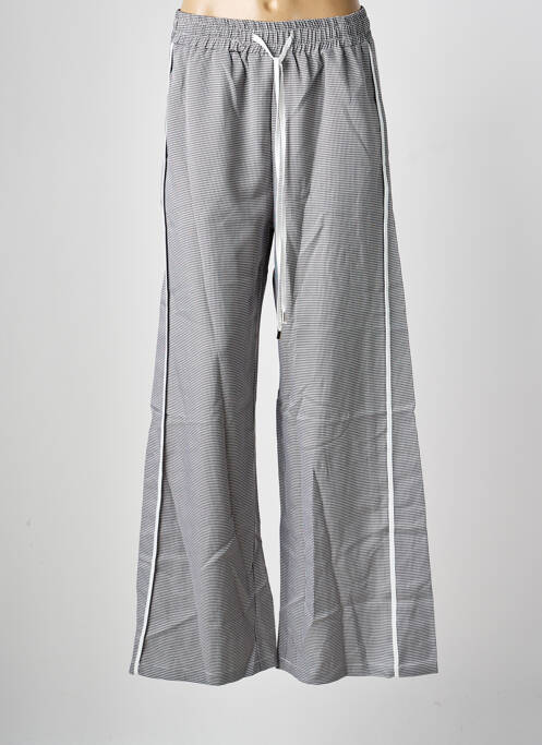 Pantalon flare taille élastique noir JS MILLENIUM femme