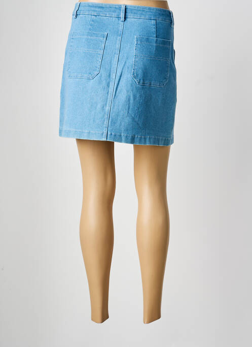 Jupe courte poches bleu GRACIELA femme