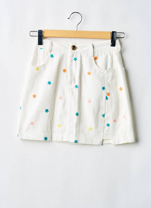 Jupe courte blanc IT HIPPIE femme