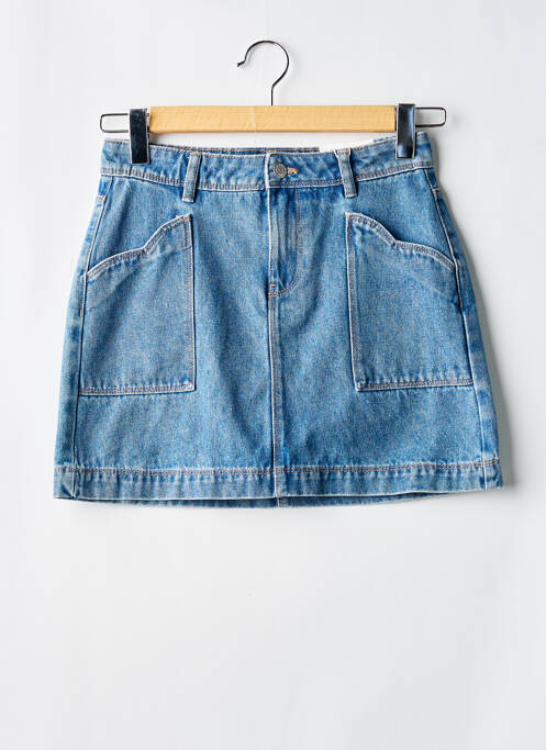 Jupe courte bleu ONLY femme