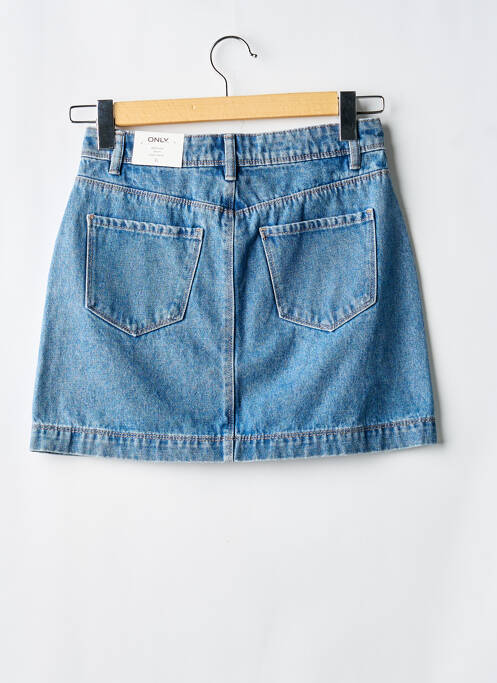 Jupe courte bleu ONLY femme