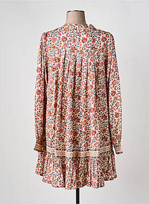 Robe courte manches longues manches longues beige LOUIZON femme