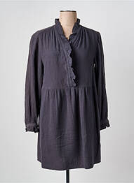 Robe courte manches longues manches longues gris HARTFORD femme