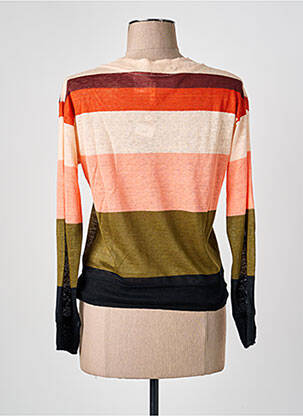 Pull coupe cintrée manches longues beige BELLA JONES femme