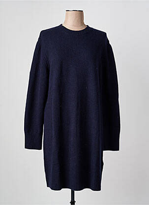 Robe pull col rond manches longues bleu YERSE femme