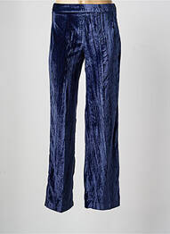 Pantalon droit taille élastique taille normale bleu FIVE femme