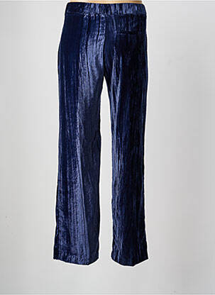 Pantalon droit taille élastique taille normale bleu FIVE femme