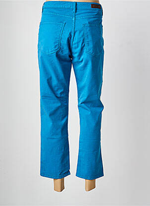 Pantalon 7/8 stretch taille normale bleu ISLOW femme
