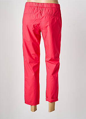 Pantalon 7/8 tissage popeline taille normale rose FIVE femme