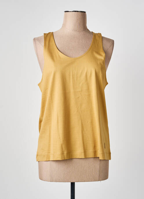 Débardeur coupe cintrée sans manche beige SOEUR femme