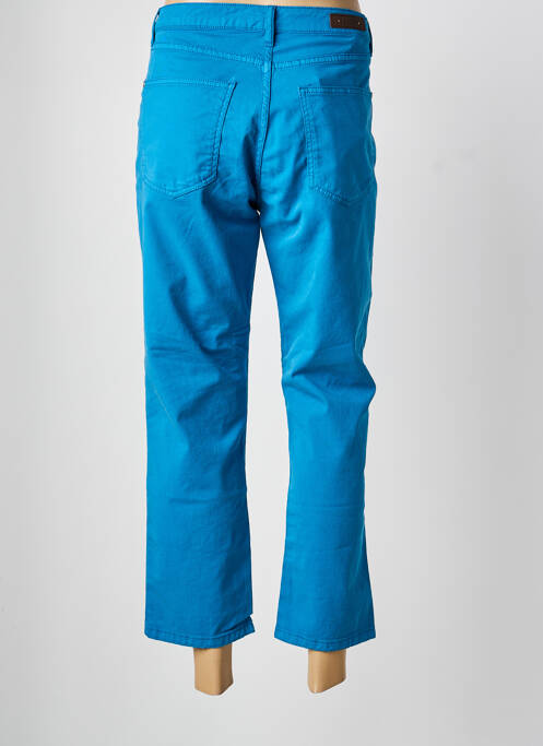 Pantalon 7/8 stretch taille normale bleu ISLOW femme